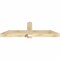 Ekena Millwork Eugene Rough Sawn Timber Gable Bracket, Douglas Fir, 72"W x 21"H x 6"D x 6"F, 7/12 Pitch GBW072X21X0606EUG00RDF - alternate 2